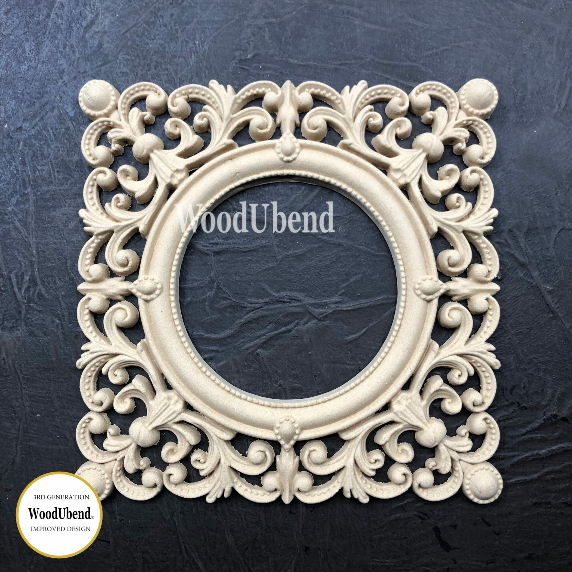 Pack de Deux Cadres Décoratifs Carrés - Pack of Two Decorative Square Frames WUB5510 16 x 16 cm