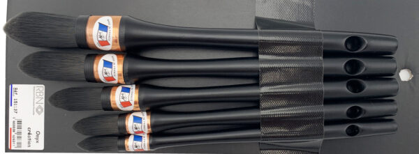 Réchampir Virole Acier Onyx Création Collet Noir n°3/0